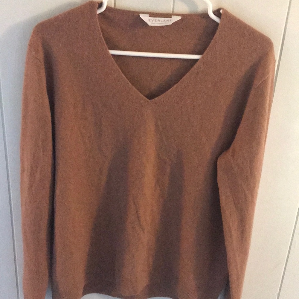 Everlane Women's Crew Neck Sweater - Brown